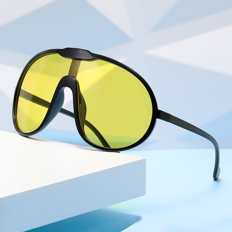 Spykay™ SG60729 One Piece Oversized Aviator Sunglasses