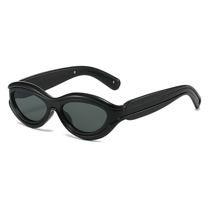Spykay™ SG60734 Leopard Print Cat Eye Frame Retro Sunglasses