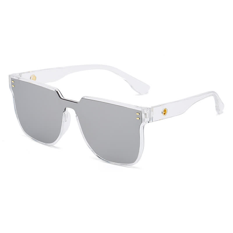 Spykay™ SG60739 Mirror Lens Square Frame Driving Sunglasses
