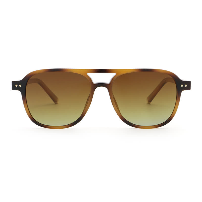 Spykay™ SG60736 Double Bridges Polarized Aviator Sunglasses