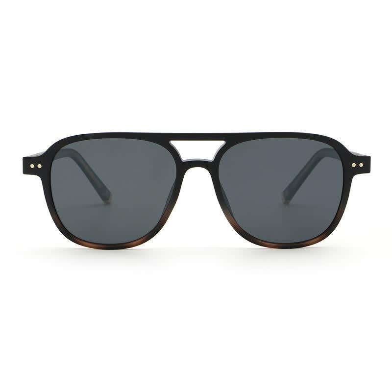 Spykay™ SG60736 Double Bridges Polarized Aviator Sunglasses