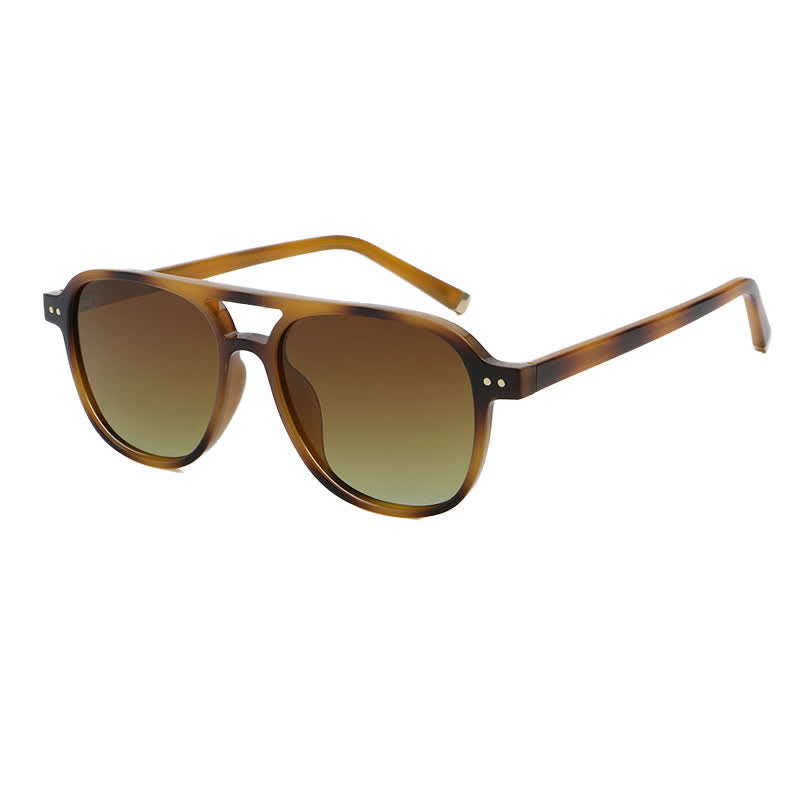 Spykay™ SG60736 Double Bridges Polarized Aviator Sunglasses