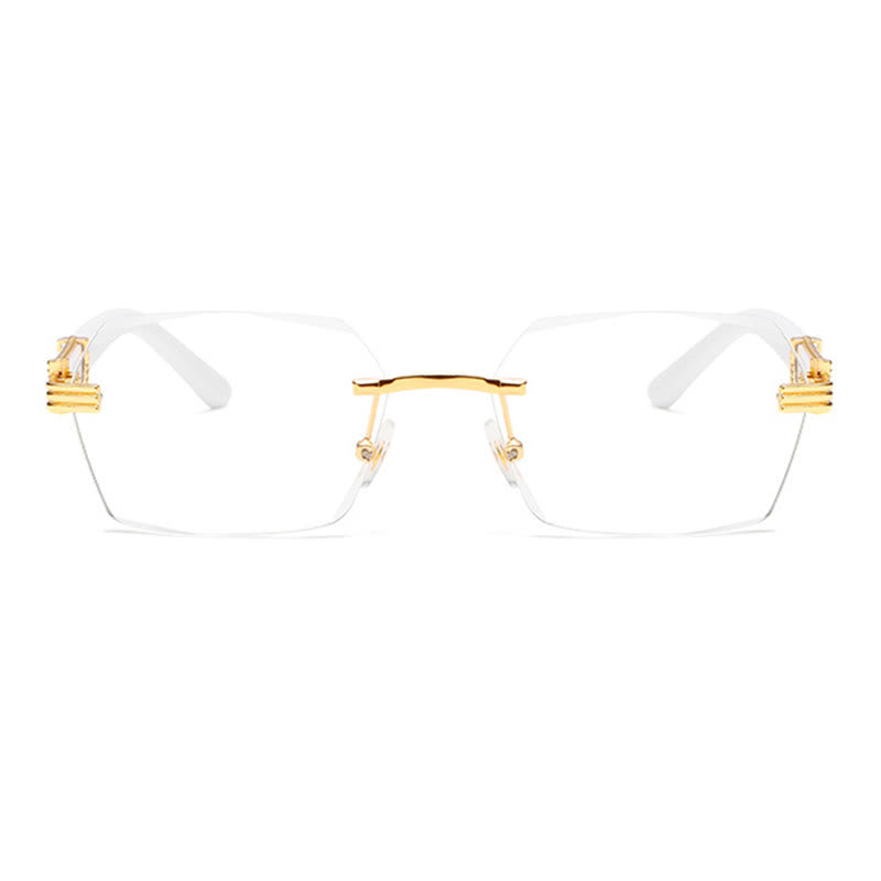 Spykay™EG26685 Rimless Geometric Frame Fashion Glasses