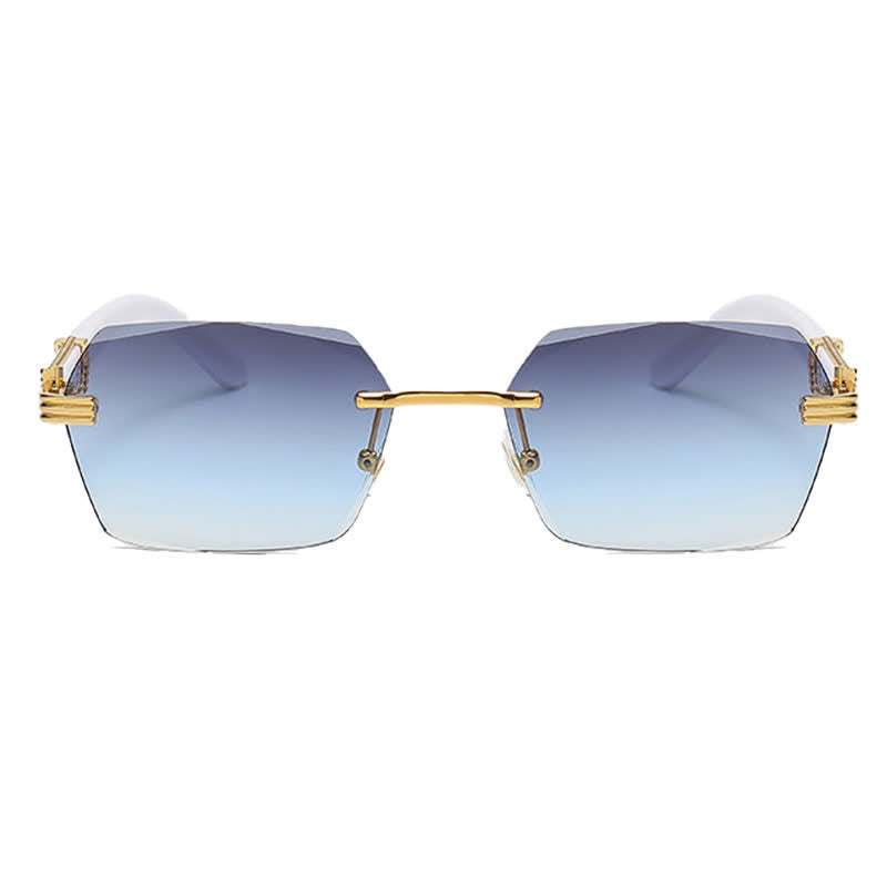 Spykay™ SG60746 Rimless Geometric Frame Tinted Sunglasses