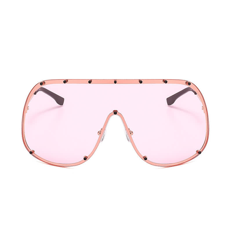Spykay™ SG60757 Unisex Hipster One-piece Polarized Aviator Sunglasses