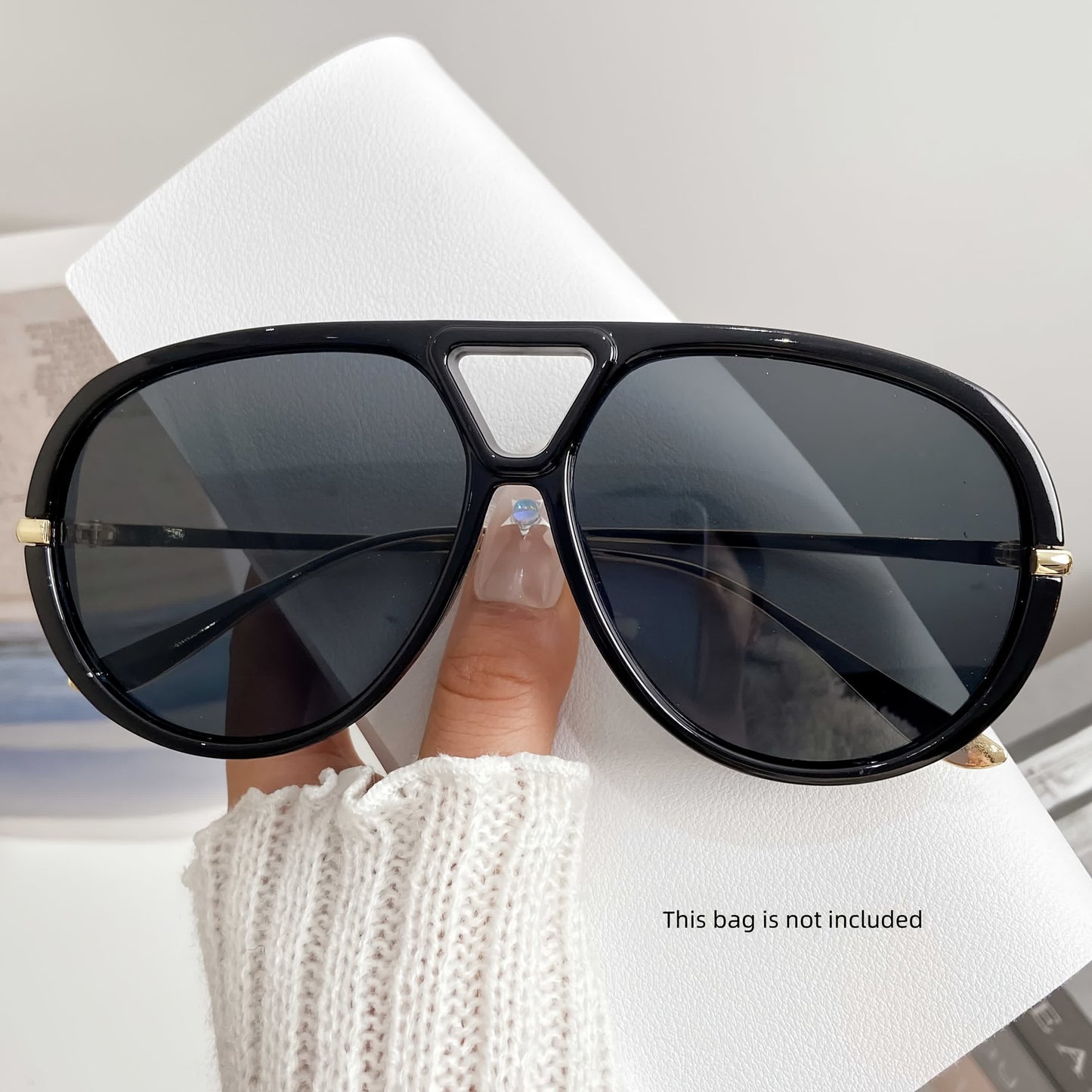 Spykay™ SG60674 Fashion Double Bridges Aviator Sunglasses