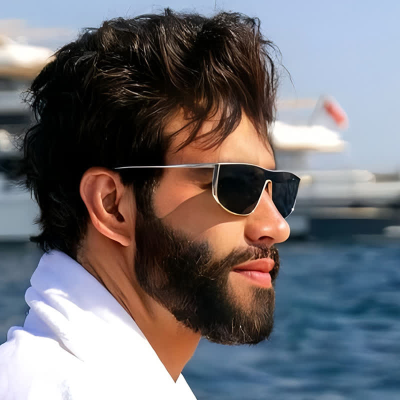 Spykay™ SG60763 Square One-piece Frame Classic Sunglasses