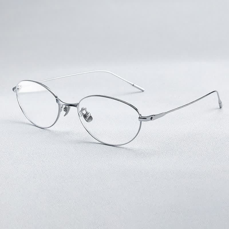 Spykay™ EG26694 Lightweight Titanium Oval Frame Anti-blue Light Glasses
