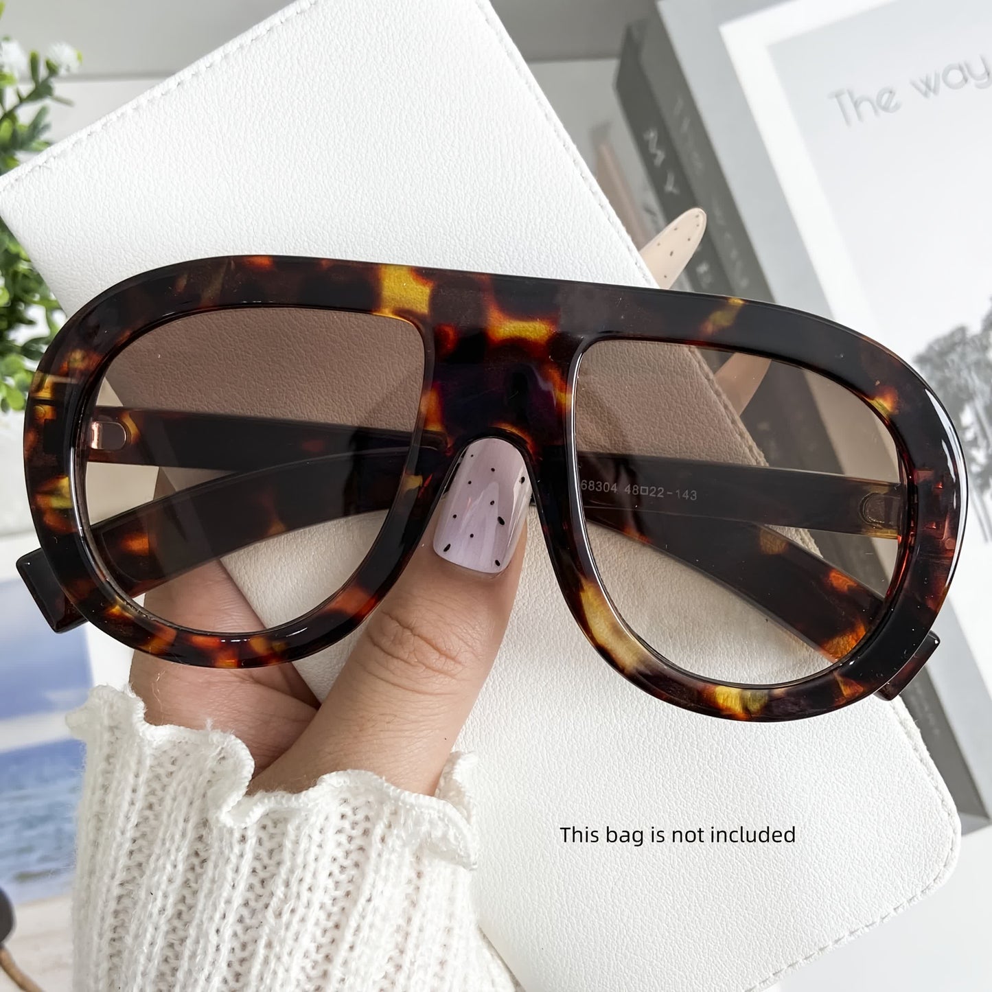Spykay™ SG60687 Oversized Frame Hipster Aviator Sunglasses