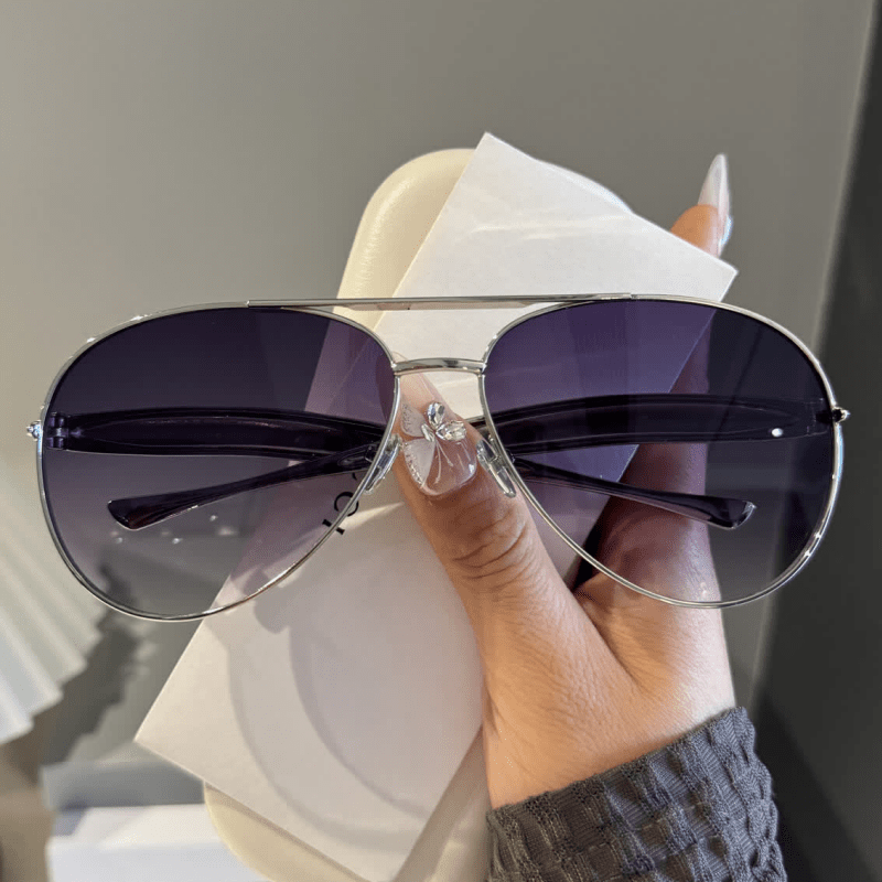 Spykay™ SG60665 Vintage Double Bridges Aviator Frame Sunglasses