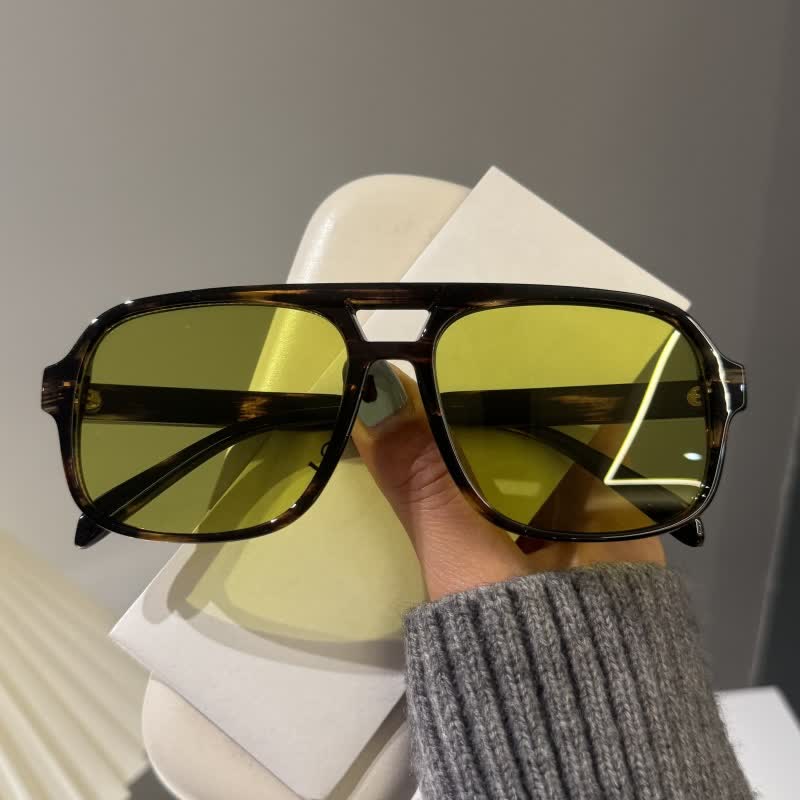 Spykay™ SG60710 Double Bridges Retro-Vintage Aviator Sunglasses