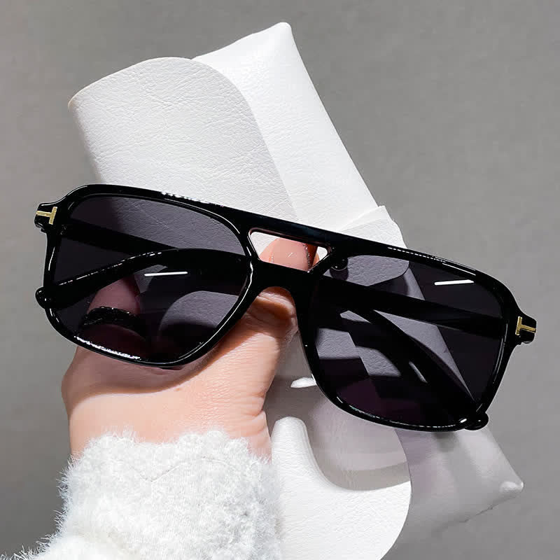 Spykay™ SG60710 Double Bridges Retro-Vintage Aviator Sunglasses