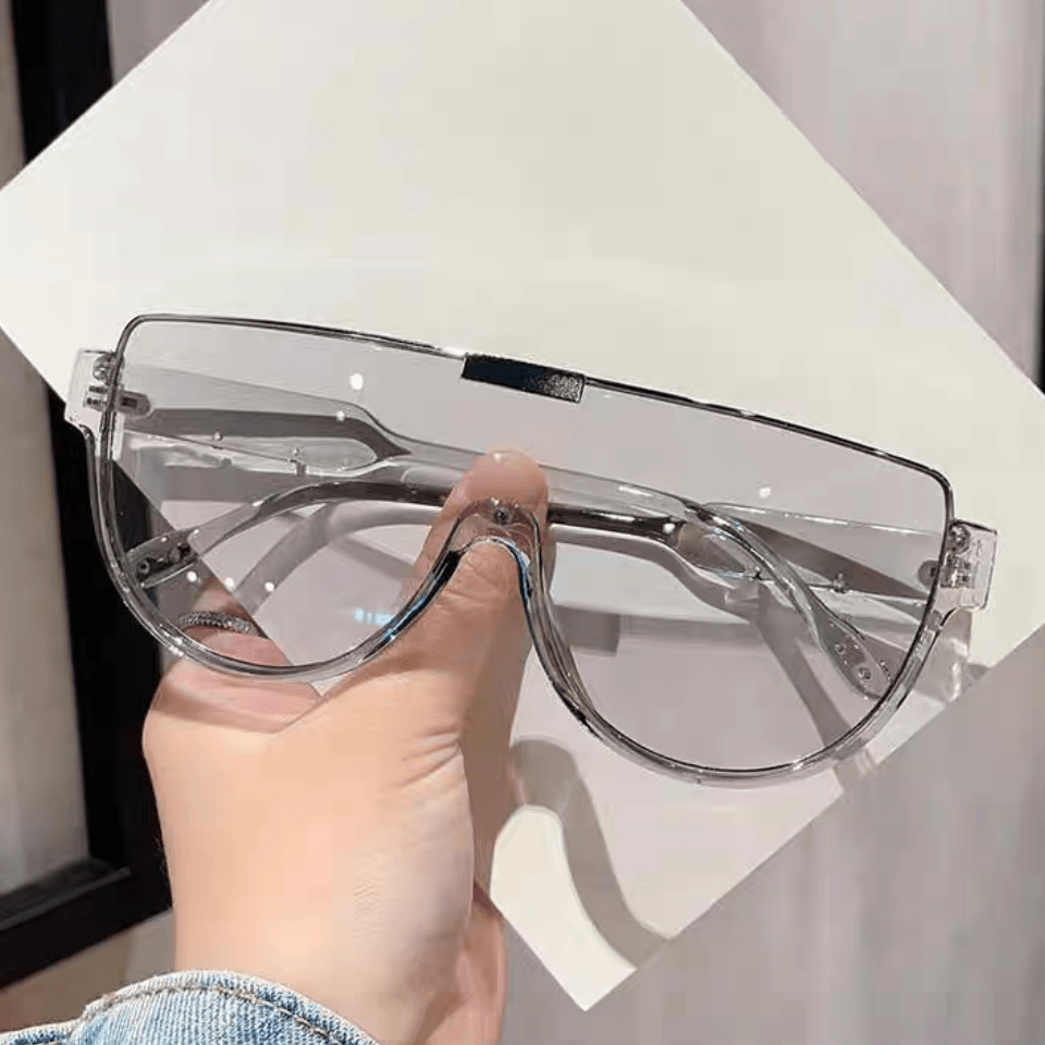 Spykay™ SG60679 Oversized Frame Semi-Rimless Aviator Sunglasses