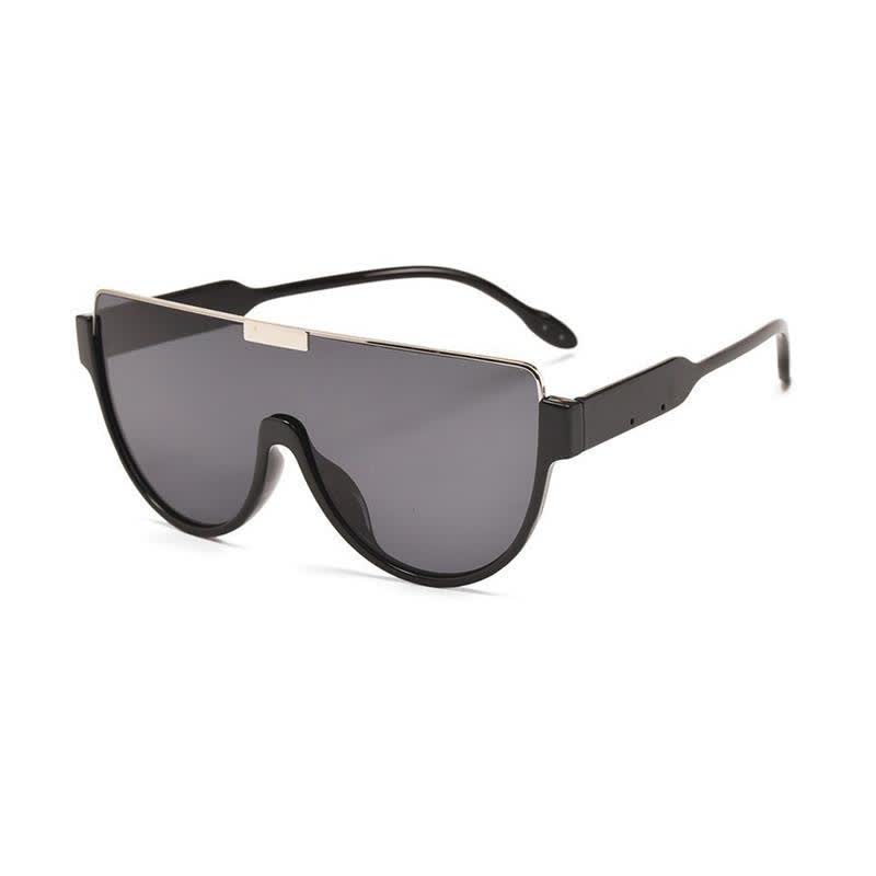 Spykay™ SG60679 Oversized Frame Semi-Rimless Aviator Sunglasses