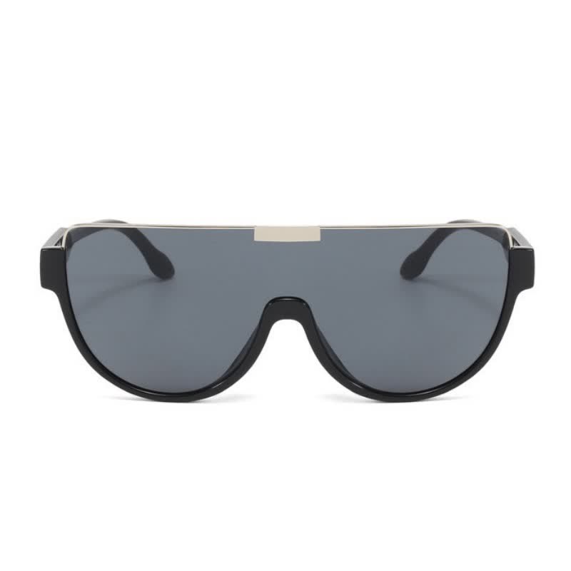 Spykay™ SG60679 Oversized Frame Semi-Rimless Aviator Sunglasses