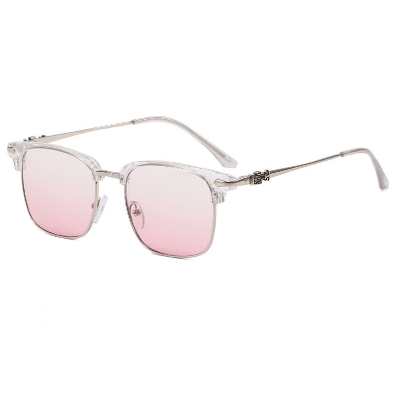 Spykay™ SG60827 Square Frame Trendy Browline Sunglasses