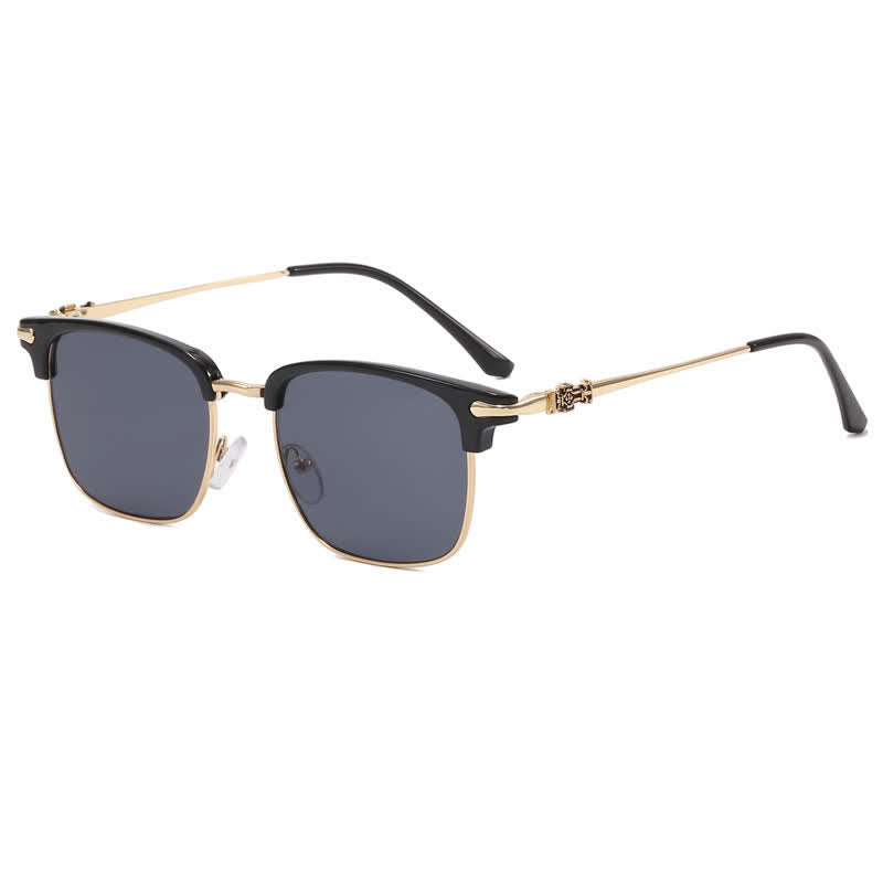 Spykay™ SG60827 Square Frame Trendy Browline Sunglasses