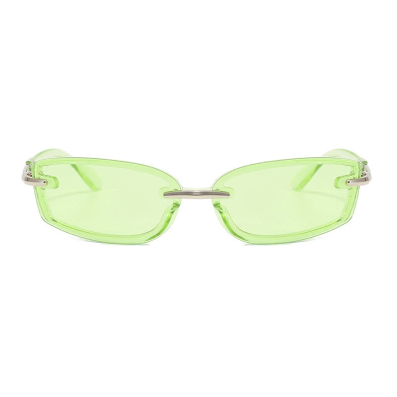 Spykay™ SG60850 Y2K Rimless Rectangle Frame Sunglasses