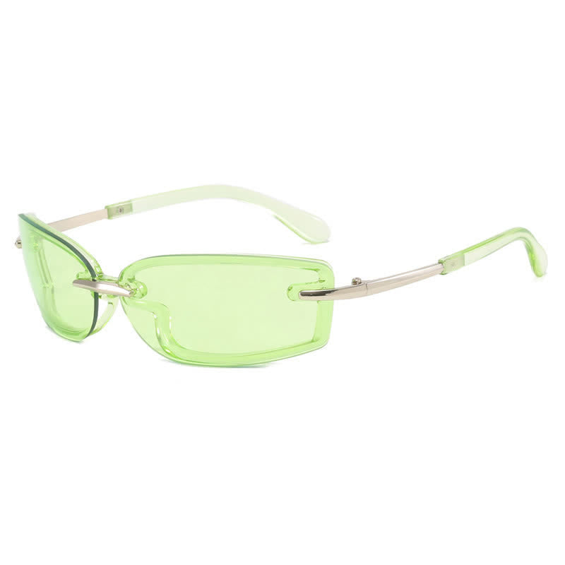 Spykay™ SG60850 Y2K Rimless Rectangle Frame Sunglasses