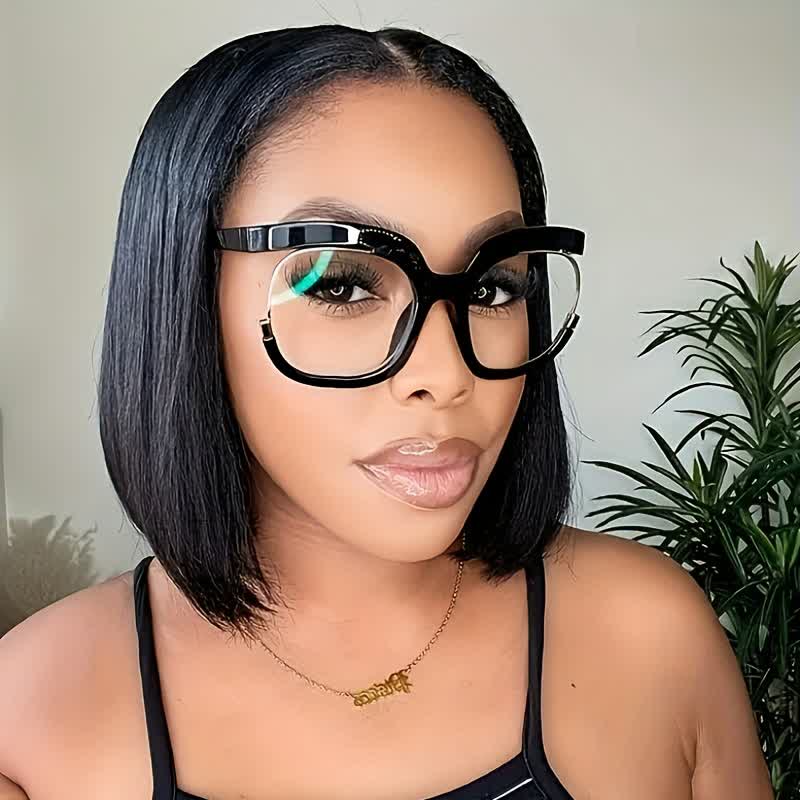Spykay™ EG26670 Anti-blue Light Round Frames Owl Oversized Eyeglasses