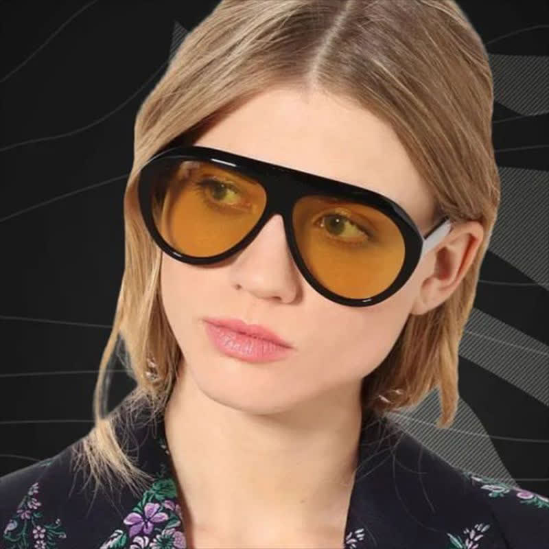Spykay™ SG60857 Hipster Oversized Frame Aviator Sunglasses