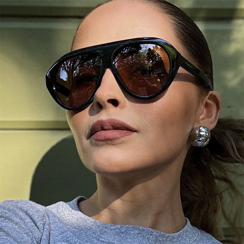 Spykay™ SG60857 Hipster Oversized Frame Aviator Sunglasses