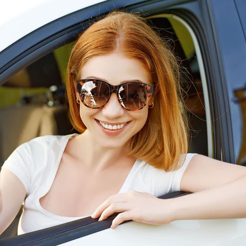 Spykay™ SG60901 Polarized Round Frame Driving Sunglasses Fit Over Glasses for Women Men