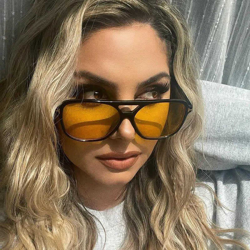 Spykay™ SG60710 Double Bridges Retro-Vintage Aviator Sunglasses