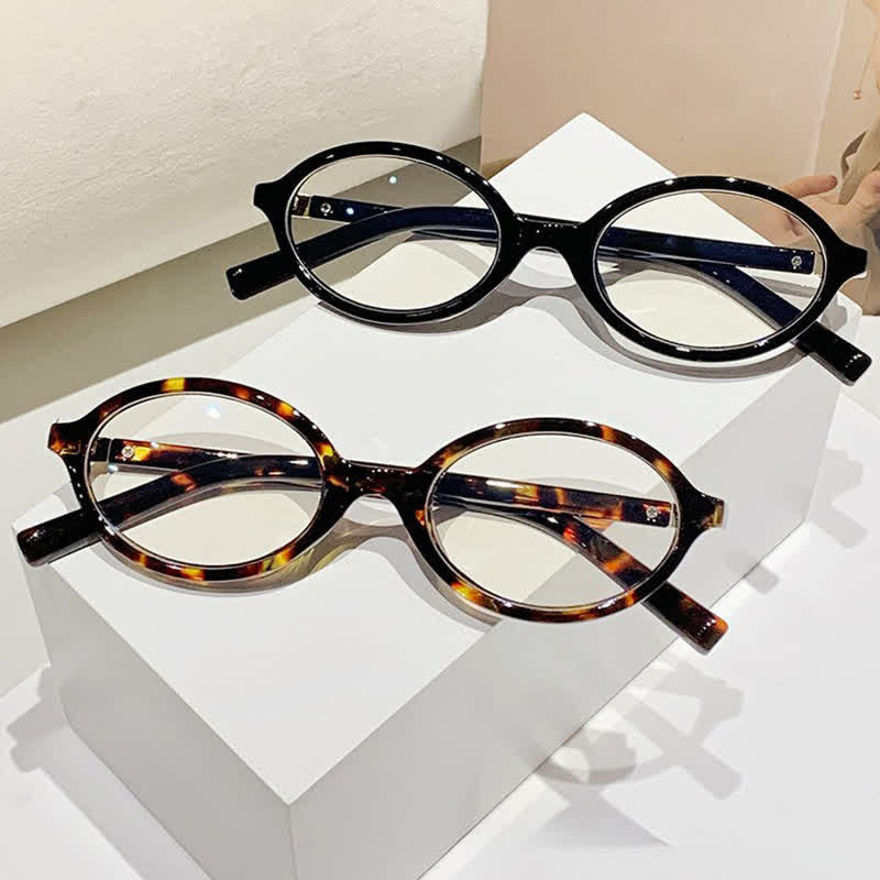 Spykay™ EG60663 Anti-blue Light Vintage Oval Frame Eyeglasses