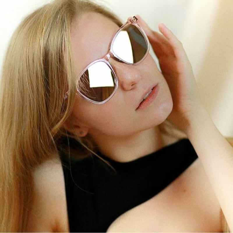 Spykay™ SG60913 Trendy Sports Polarized Oversized Sunglasses with Mirrored Lens