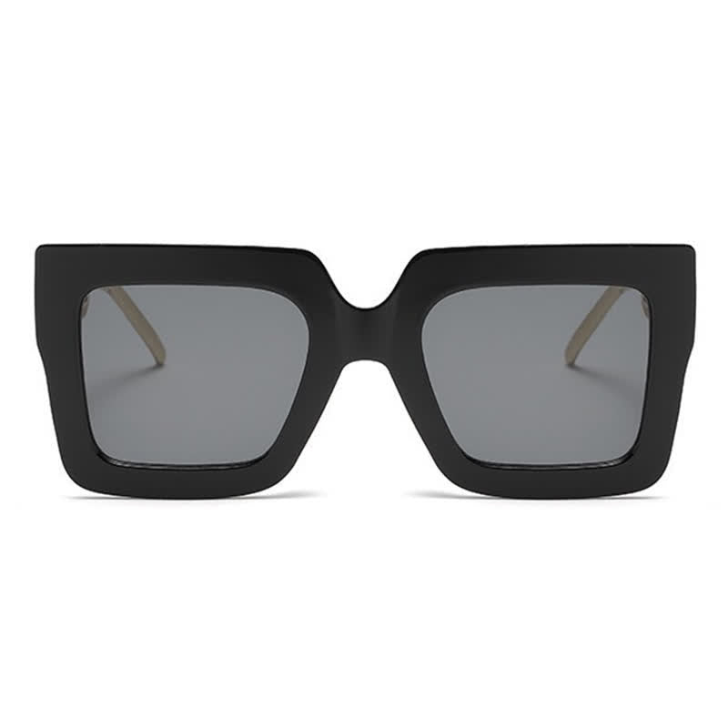 Spykay™ SG60931 Square Oversized Frame Chain Temples Hipster Sunglasses