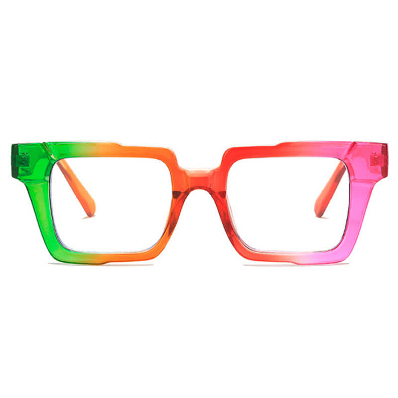 Spykay™ EG26815 Fashion Colorblock Square Frame Anti-blue Light Glasses