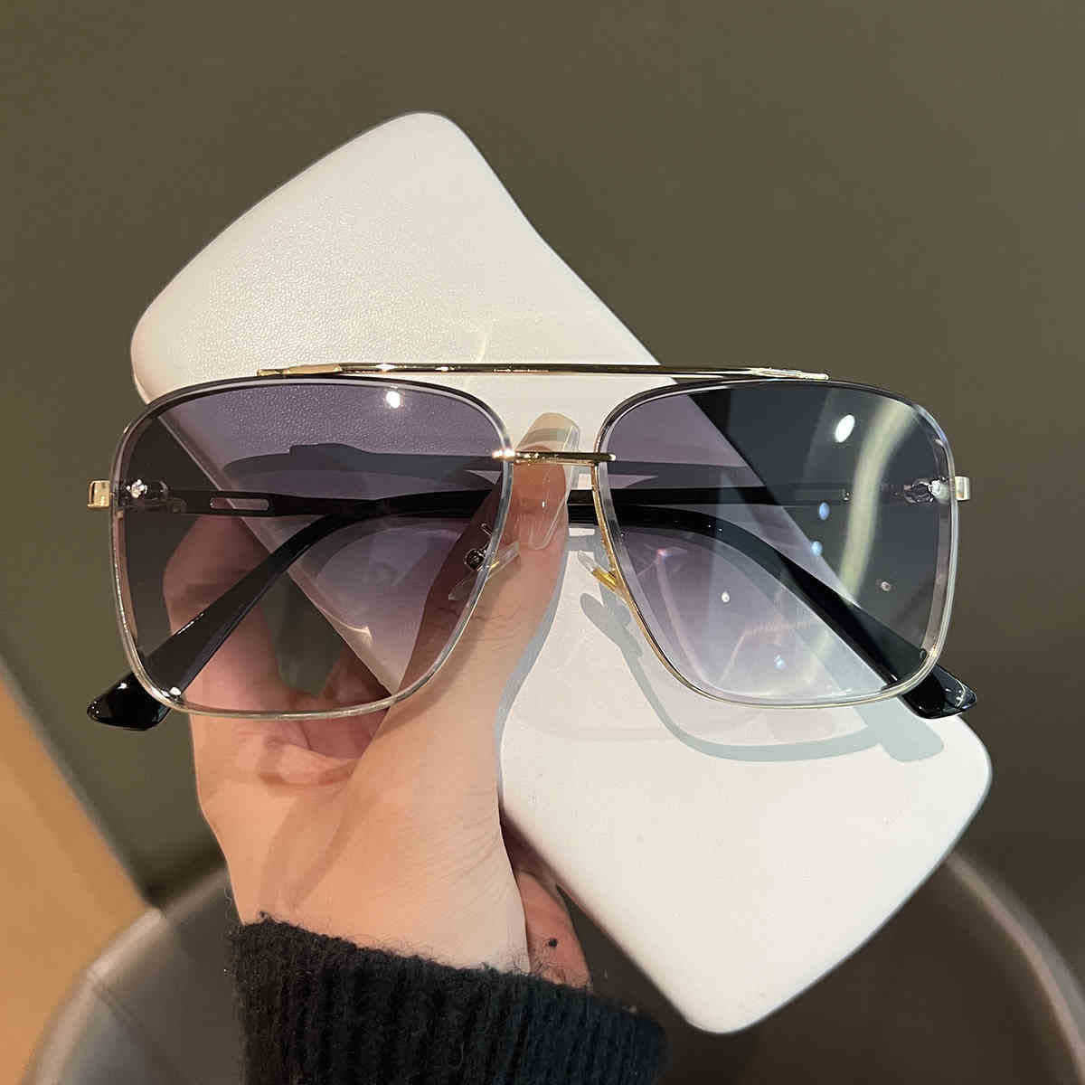 Spykay™ SG60949 Double Bridges Unisex Aviator Sunglasses