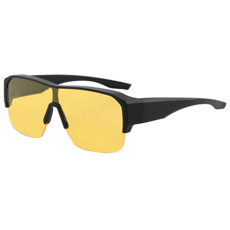Spykay™ SG60959 Fit Over Glasses Semi-Rimless Polarized Sunglasses for Sports&Driving
