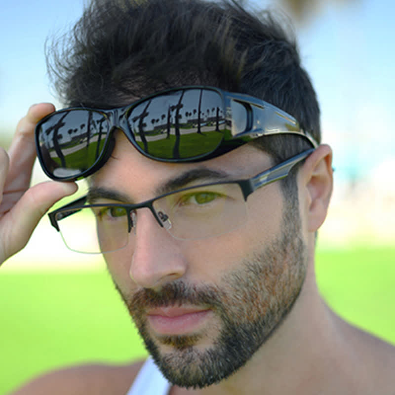 Spykay™ SG60960 Fit Over Glasses Wrap Around Polarized Sunglasses for Sports&Driving