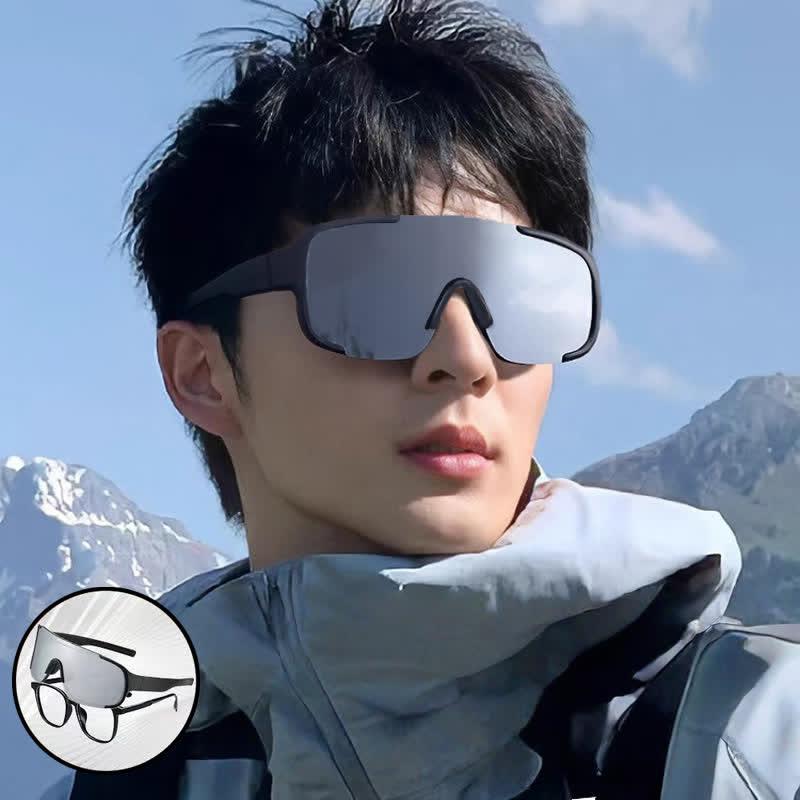 Spykay™ SG60961 Fit Over Glasses One-piece Sunglasses for Sports&Climbing