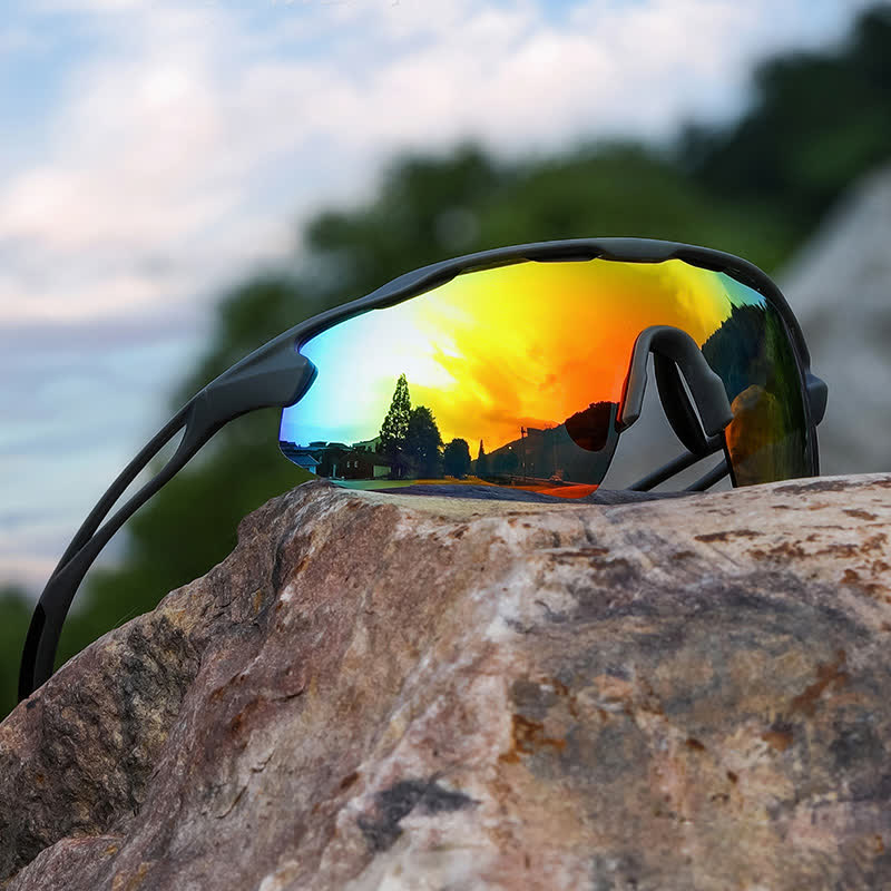 Spykay™ SG60969 Unisex Windproof Hollow Out Sporty Sunglasses for Cycling Driving Running