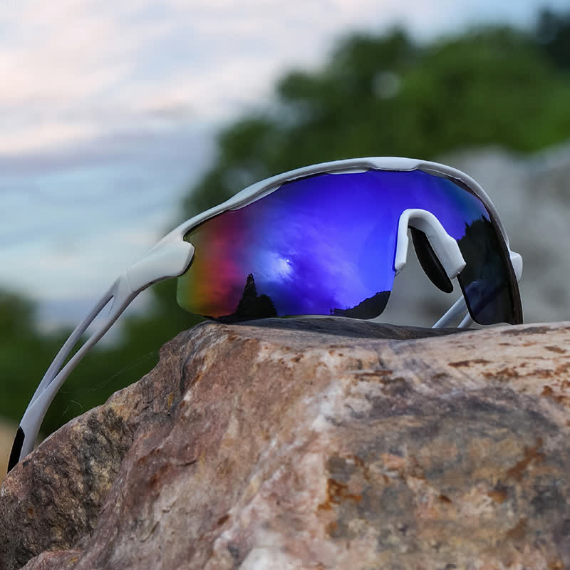 Spykay™ SG60969 Unisex Windproof Hollow Out Sporty Sunglasses for Cycling Driving Running