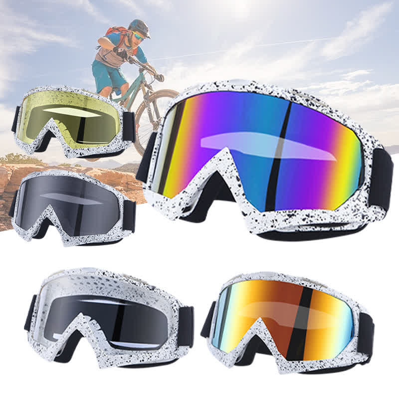 Spykay™ SG60982 Retro Over Glasses Windproof Ski Goggles Motorcycle Goggles for Men Women