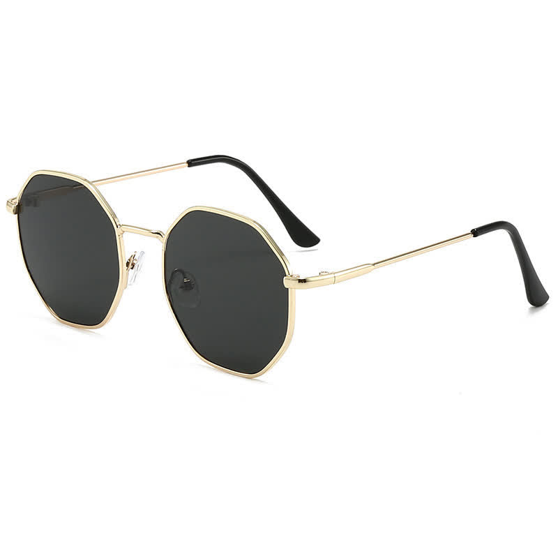 Spykay™ SG60977 Hipster Geometric Frame Metal Retro Sunglasses