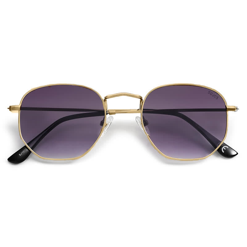 Spykay™ SG60977 Hipster Geometric Frame Metal Retro Sunglasses
