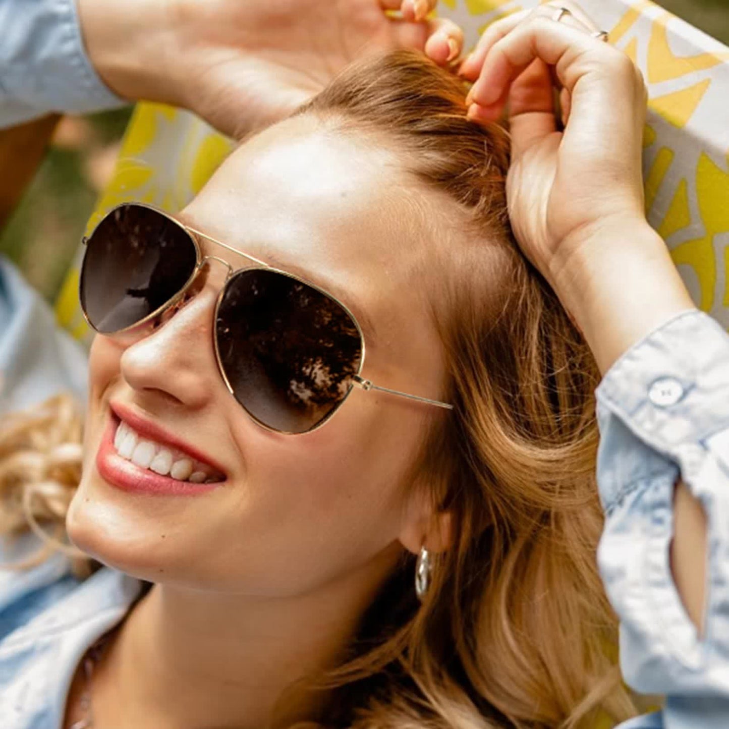 Spykay™ SG60978 Hipster Metal Retro Aviator Sunglasses