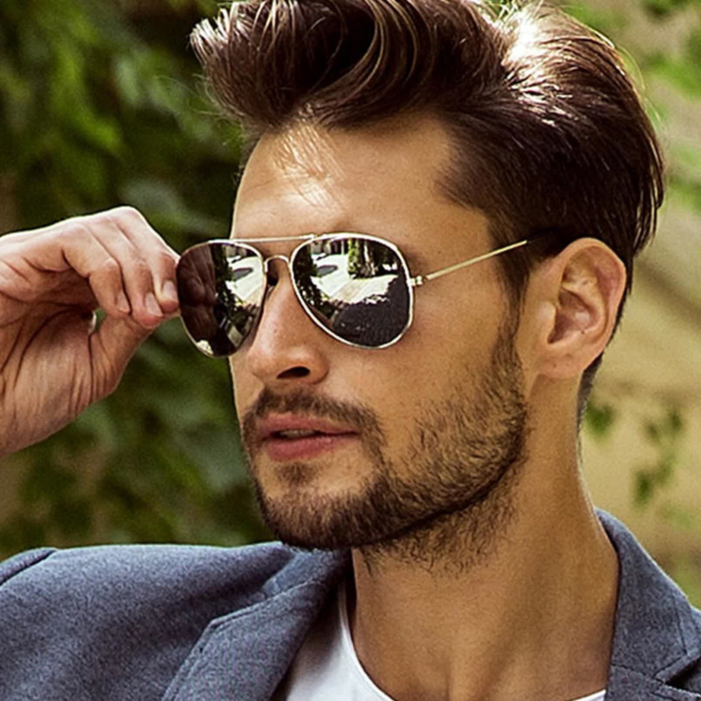 Spykay™ SG60978 Hipster Metal Retro Aviator Sunglasses
