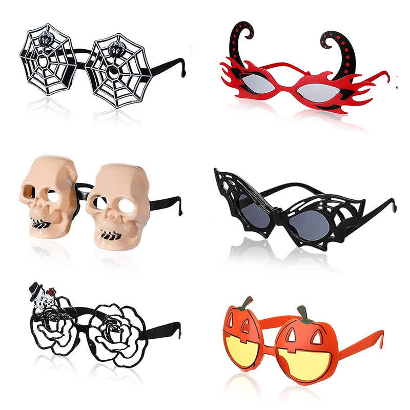 Spykay™ SG60989 Halloween Spider Bat Pumpkin Skull Bloodshot Sunglasses for Women Men