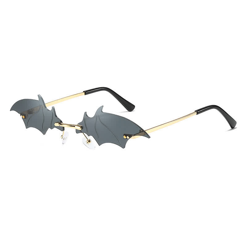 Spykay™ SG60992 Halloween Rimless Devil Vampire Bat Wing Sunglasses for Women Men