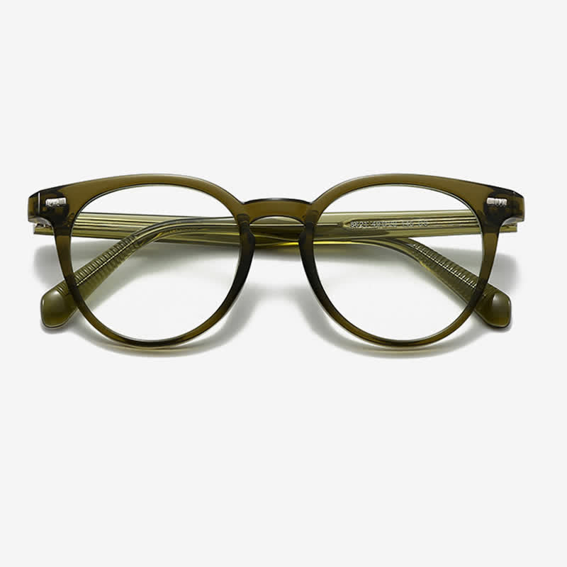 Spykay™ EG26835 Retro Classic Round Frame Anti-blue Light Glasses