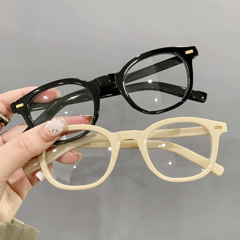 Spykay™ EG26836 Retro Classic Round Frame Anti-blue Light Glasses