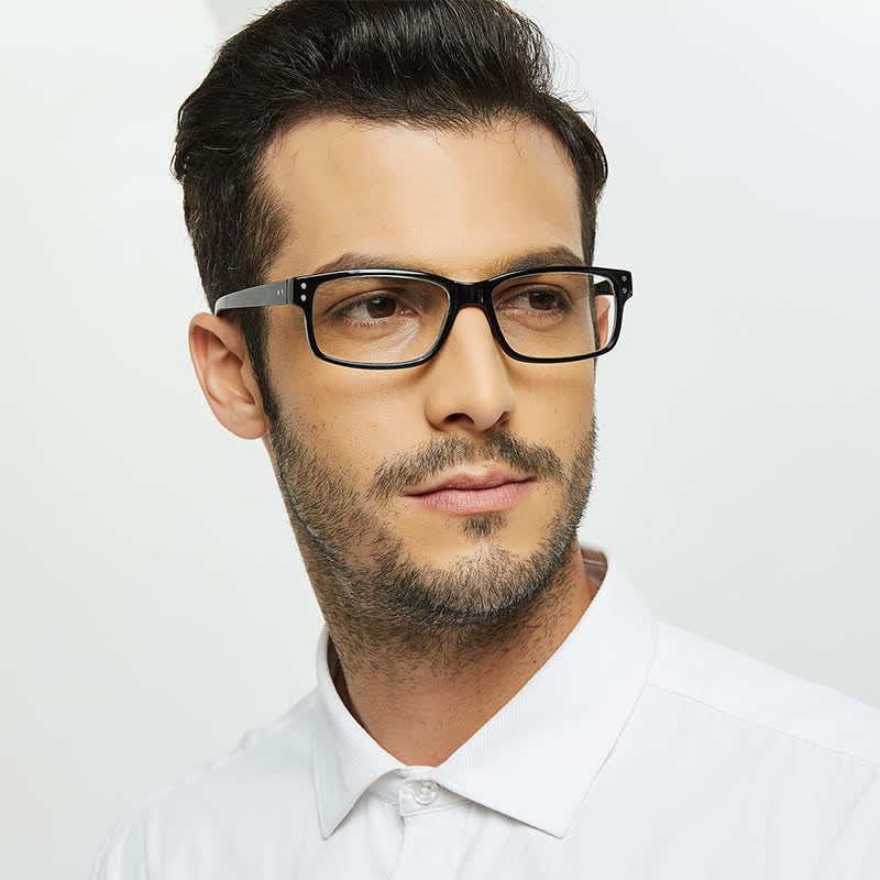 Spykay™ EG26837 Simple Classic Rectangle Frame Anti-blue Light Glasses