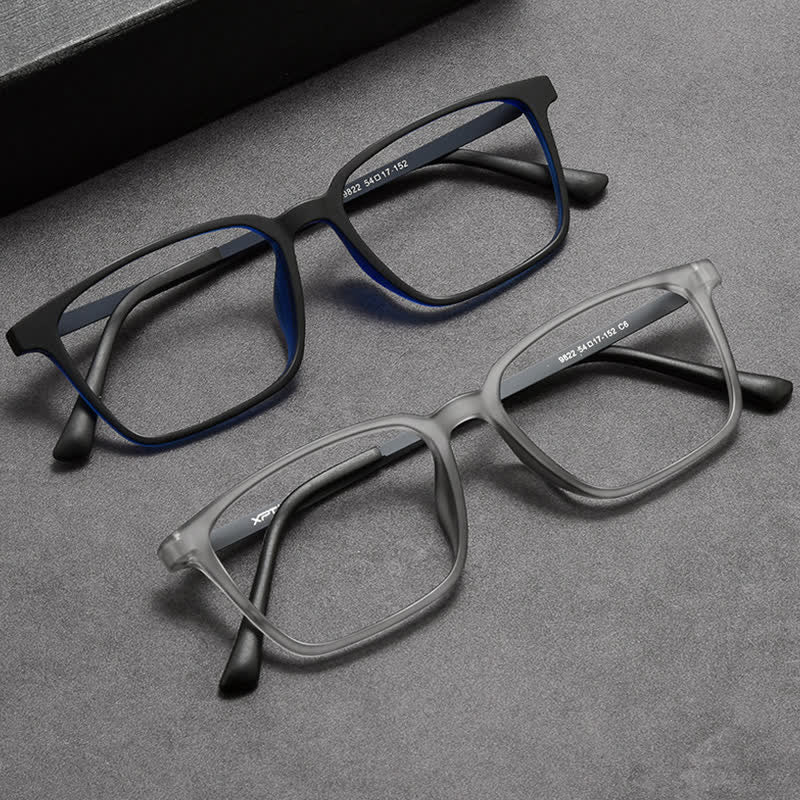 Spykay™ EG26843 Simple Lightweight Square Frame Anti-blue Light Glasses