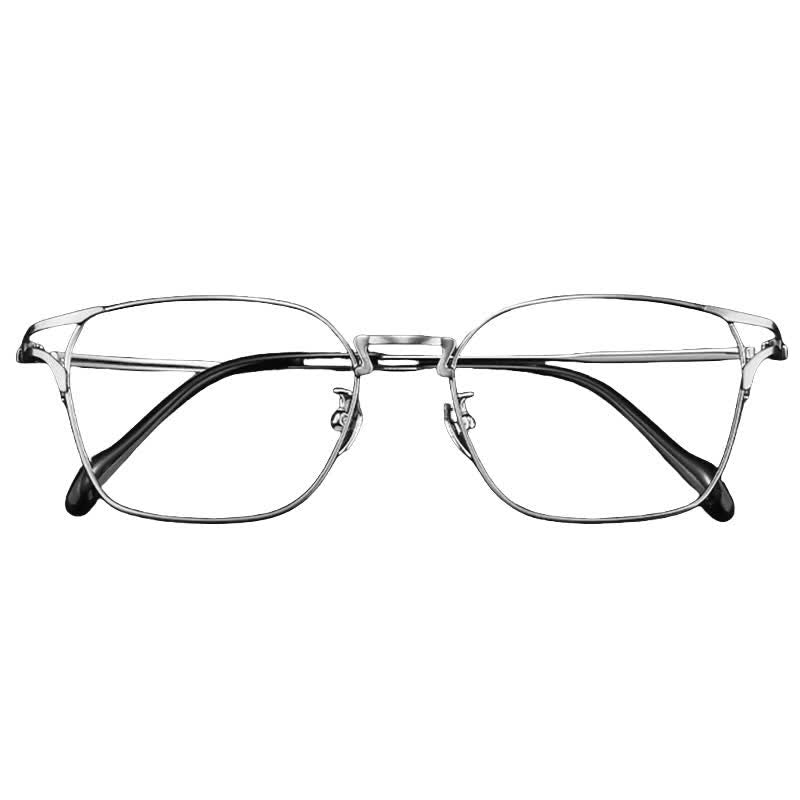Spykay™ EG26846 Lightweight Titanium Square Frame Anti-blue Light Simple Glasses
